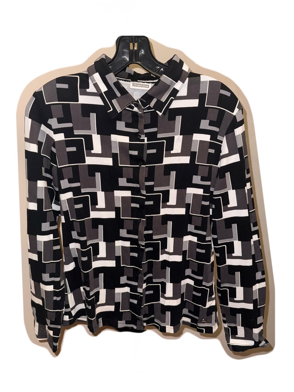 Street One Abstract Button-Up Shirt